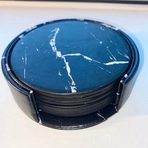 Coffee Coasters Marble set with holder